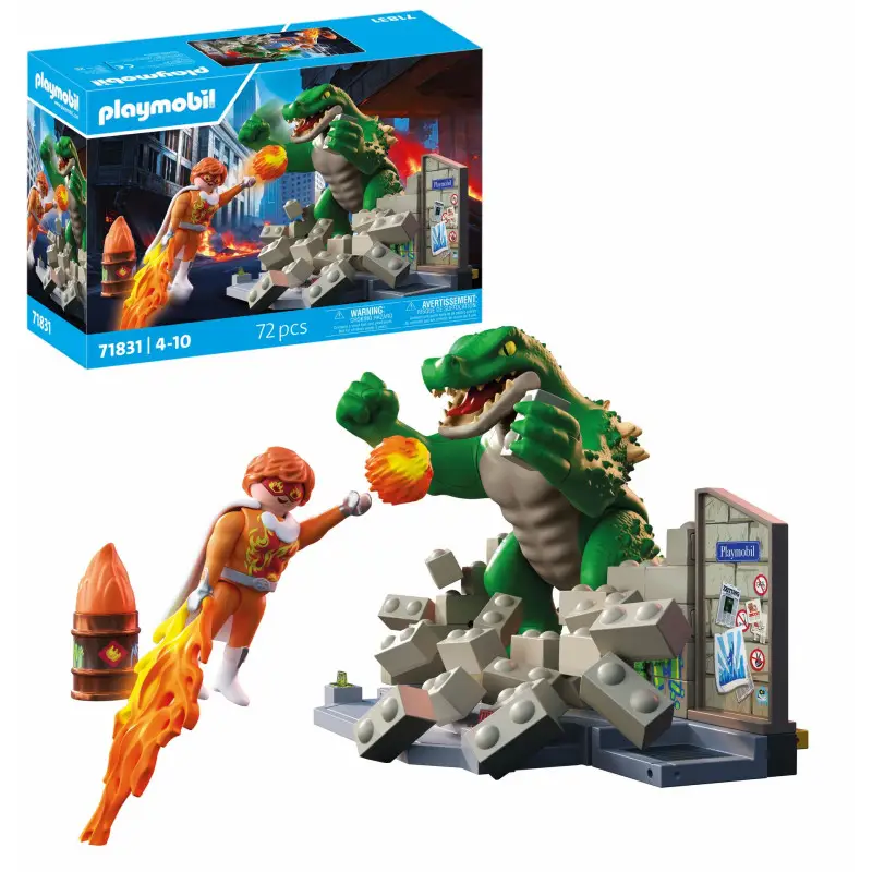 PLAYMOBIL 71831 Helden-Showdown mit der Riesenechse