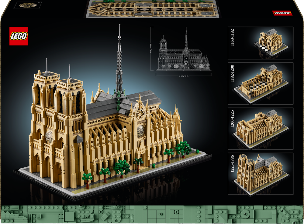 LEGO® Architecture Notre-Dame de Paris 21061 Gebäude, Kathedrale, Stadt, Städtisch, Parlament