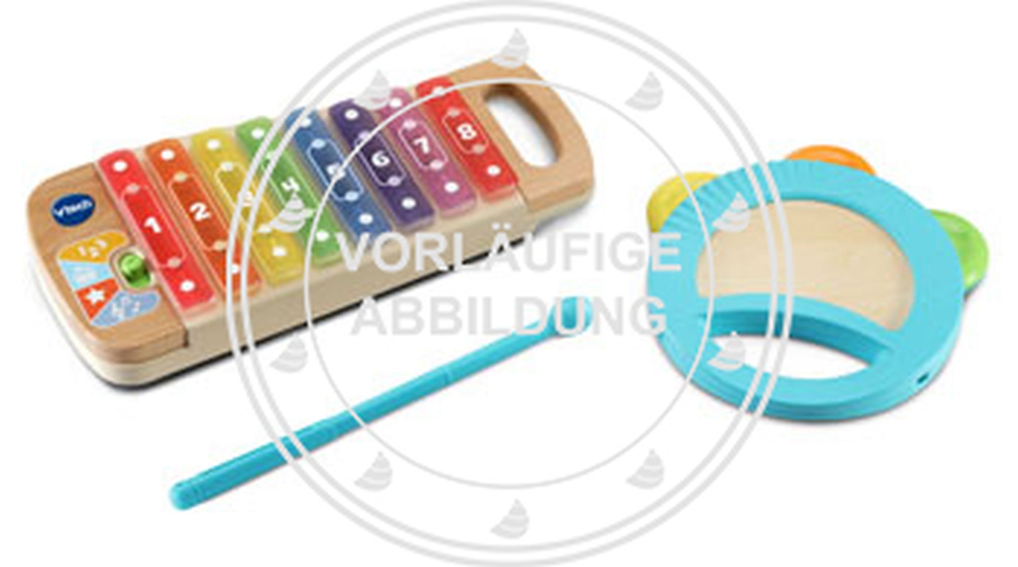 VTech Interaktives Holz-Xylofon mit Tamburin VTech Interaktives Holz-Xylofon mit Tamburin