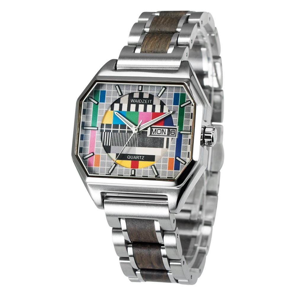 WAIDZEIT MO02 Armbanduhr Sendeschluss Silber