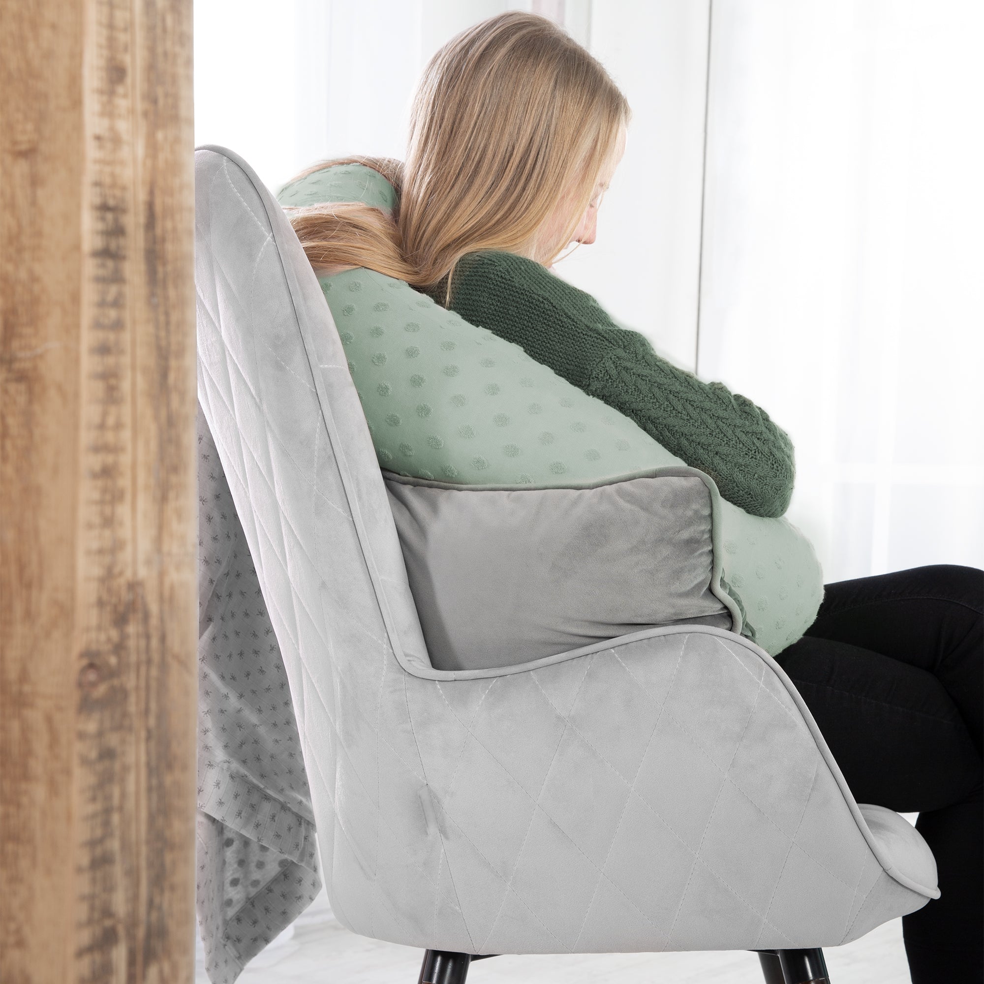 Roba 284100G240 Bettschlange Lil Planet frosty green – Babynester - Produktbild 3