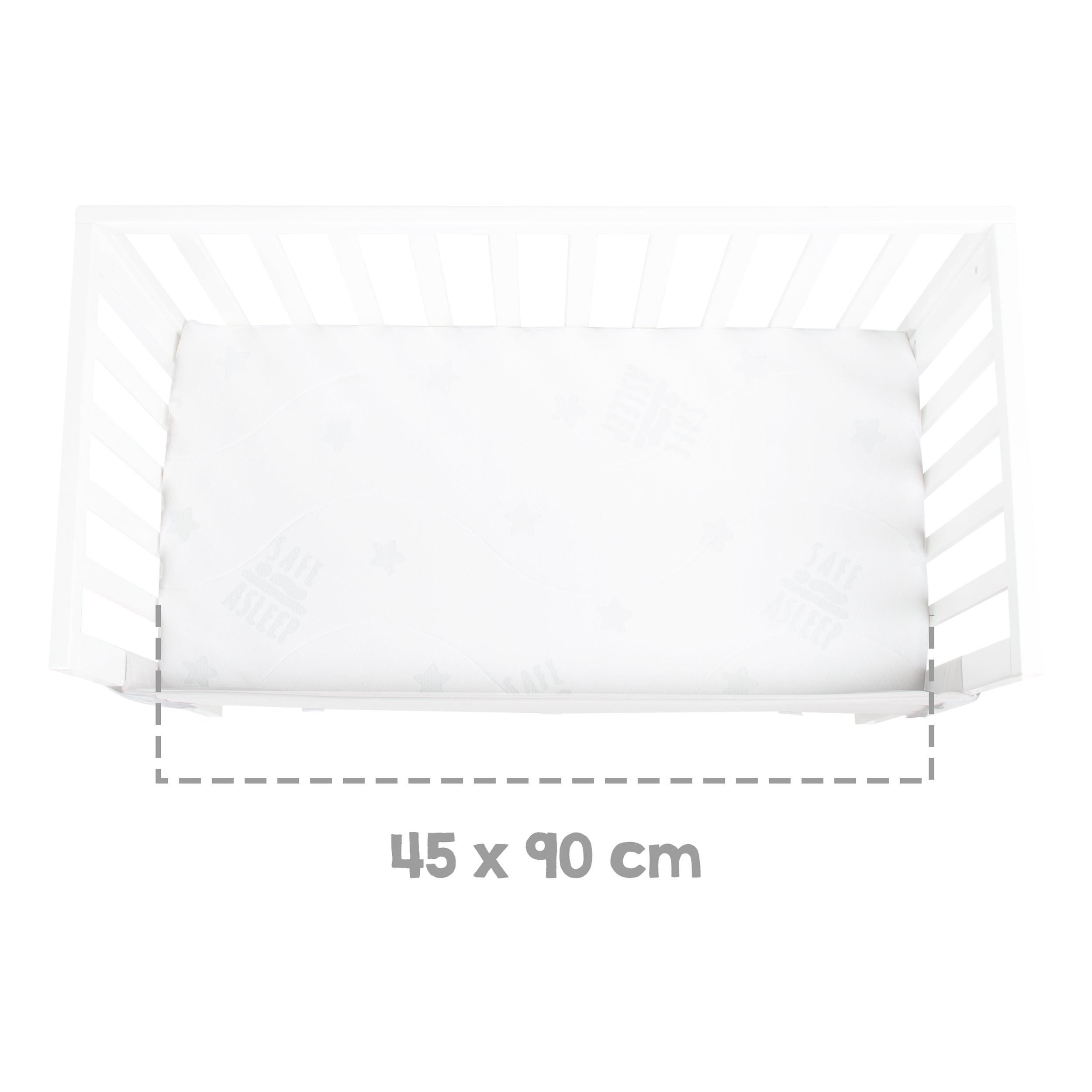Roba 8970WE1 Beistellbett 2in1 mit Barriere + Matratze weiß – Stubenbetten - Bild 10 Roba 8970WE1 Beistellbett 2in1 mit Barriere + Matratze weiß – Stubenbetten - Produktbild 10