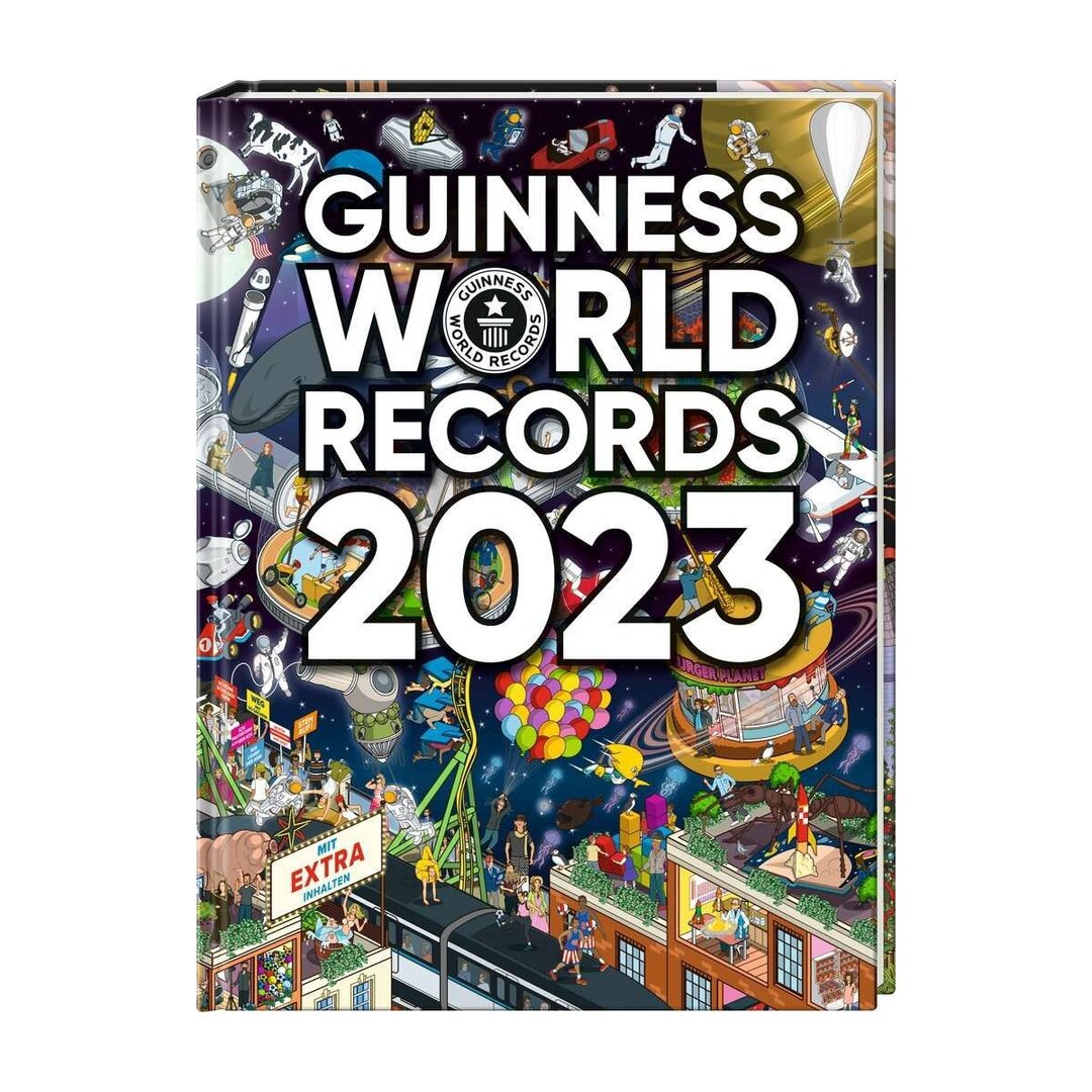Guinness World Records 2023: Deutschsprachige Ausgabe Gebundene Ausgabe 15. September 2022 Deutschsprachige Ausgabe Guinness, World, Records, 2023, Deutschsprachige, Ausgabe, Gebundene, Ausgabe, 15., September, 2022, Deutschsprachige, Ausgabe, Buch, Veröffentlichung, Comics, Person