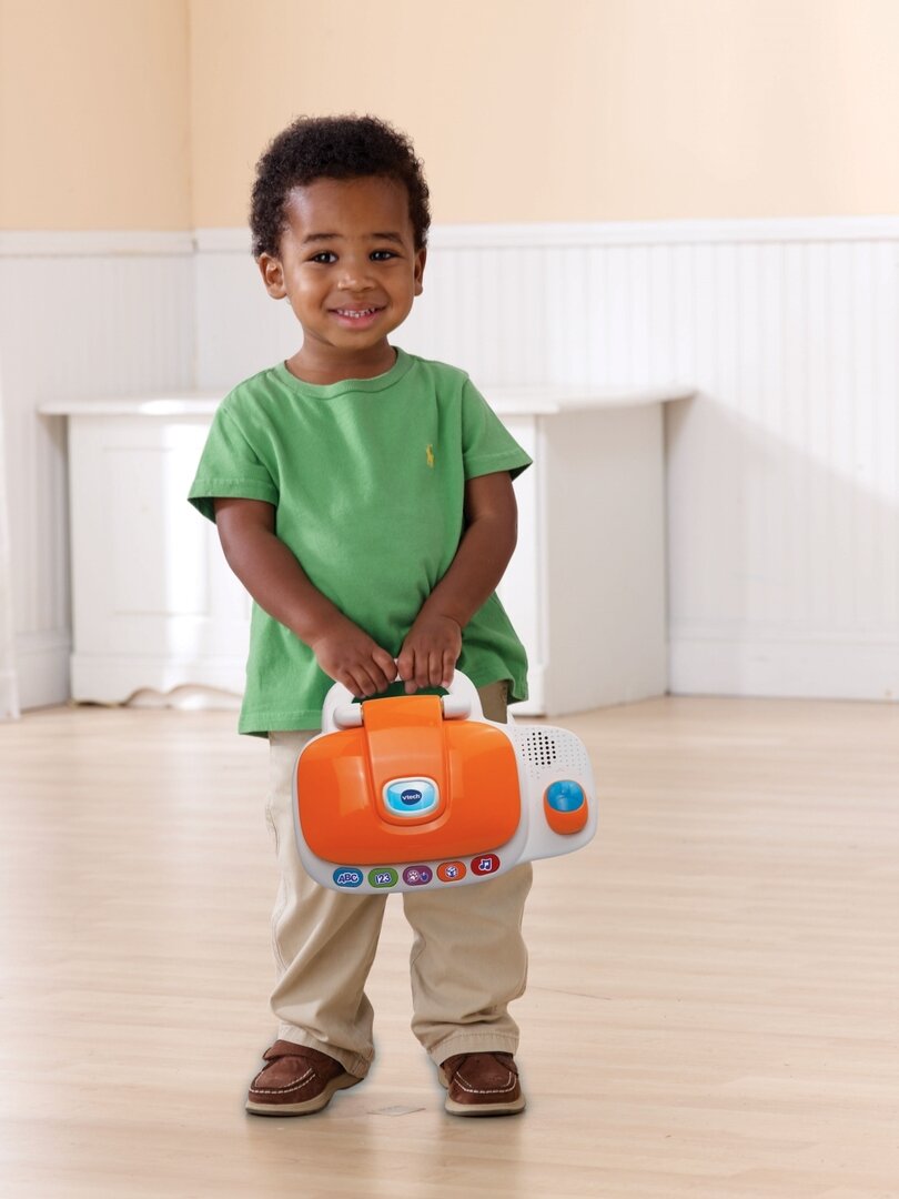 VTech Mein Lernlaptop 30 Lernspiele, LCD-Display, ab 3 Jahren VTech Mein Lernlaptop mit 30 Lernspielen Buchstaben, Zahlen, Formen, Musik, personalisierbar mit Namenseingabe, LCD-Display, inklusive Maus & Tragegriff, ab 3 Jahren,