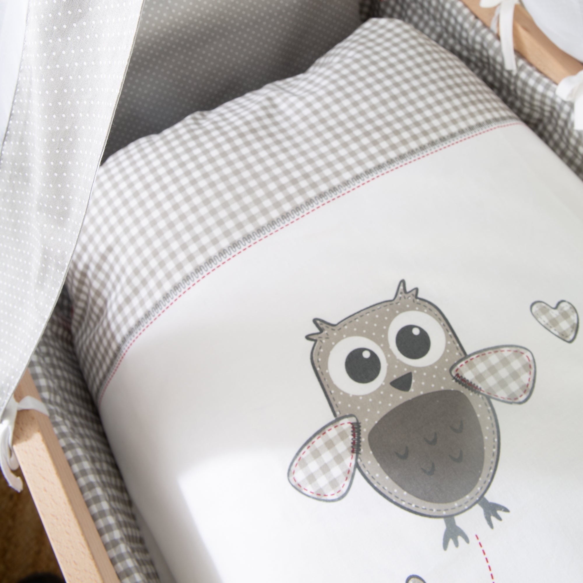 Roba 8955NAS148 Komplettwiegenset Adam & Eule Bio Buche natur - Produktbild 6