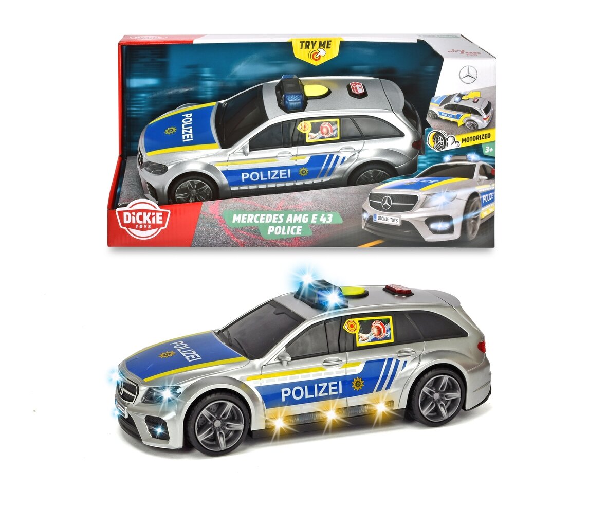 Dickie Toys Mercedes Benz E43 AMG Police 203716018 Dickie, Toys, Mercedes, Benz, E43, AMG, Police, 203716018, Auto, Fahrzeug, Maschine, Rad, Auto, der, Polizei