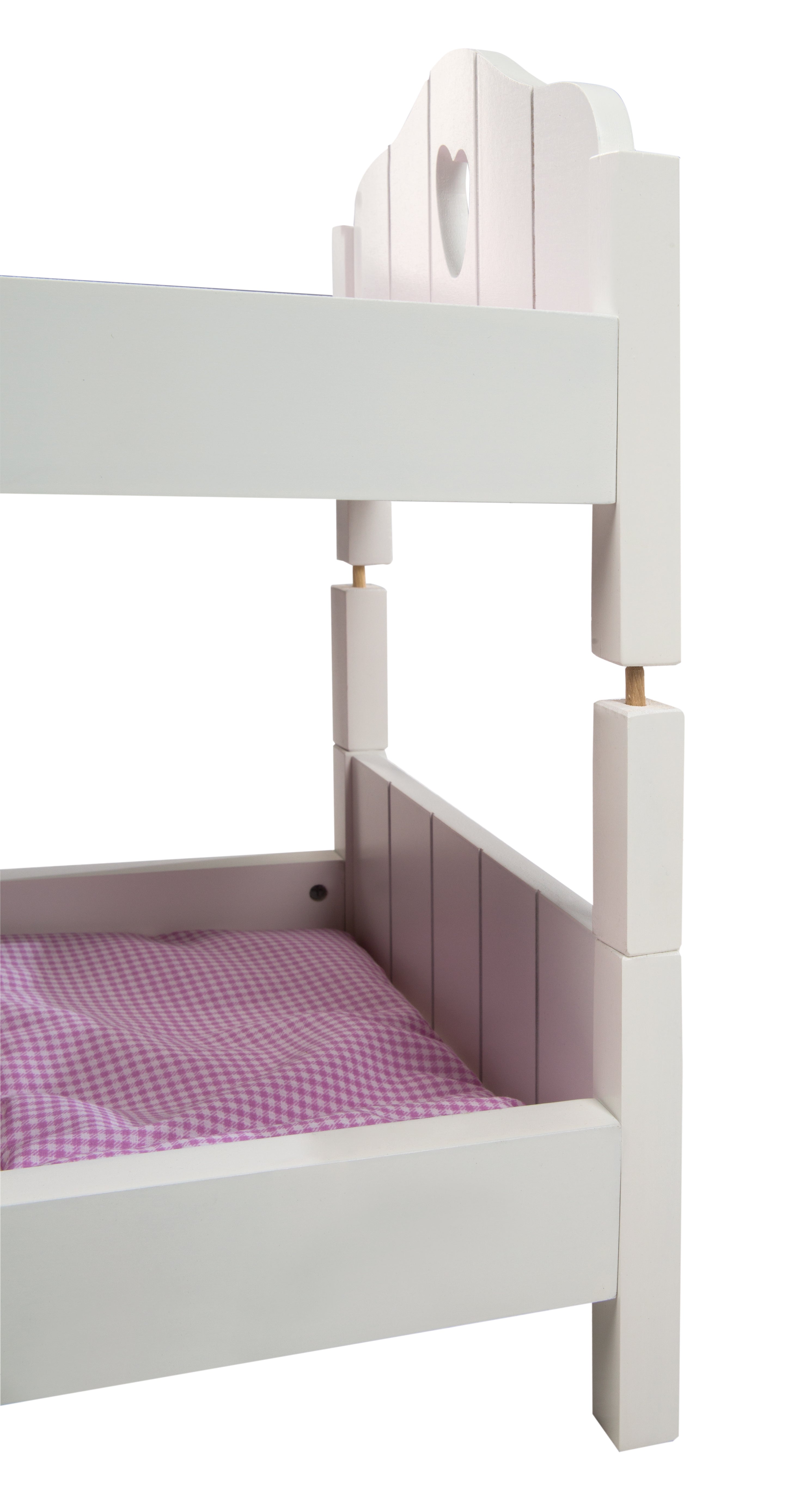 Roba 98331 Puppenetagenbett Fienchen weiß – Puppenmöbel & Häuser - Bild 3 Roba 98331 Puppenetagenbett Fienchen weiß – Puppenmöbel & Häuser - Produktbild 3