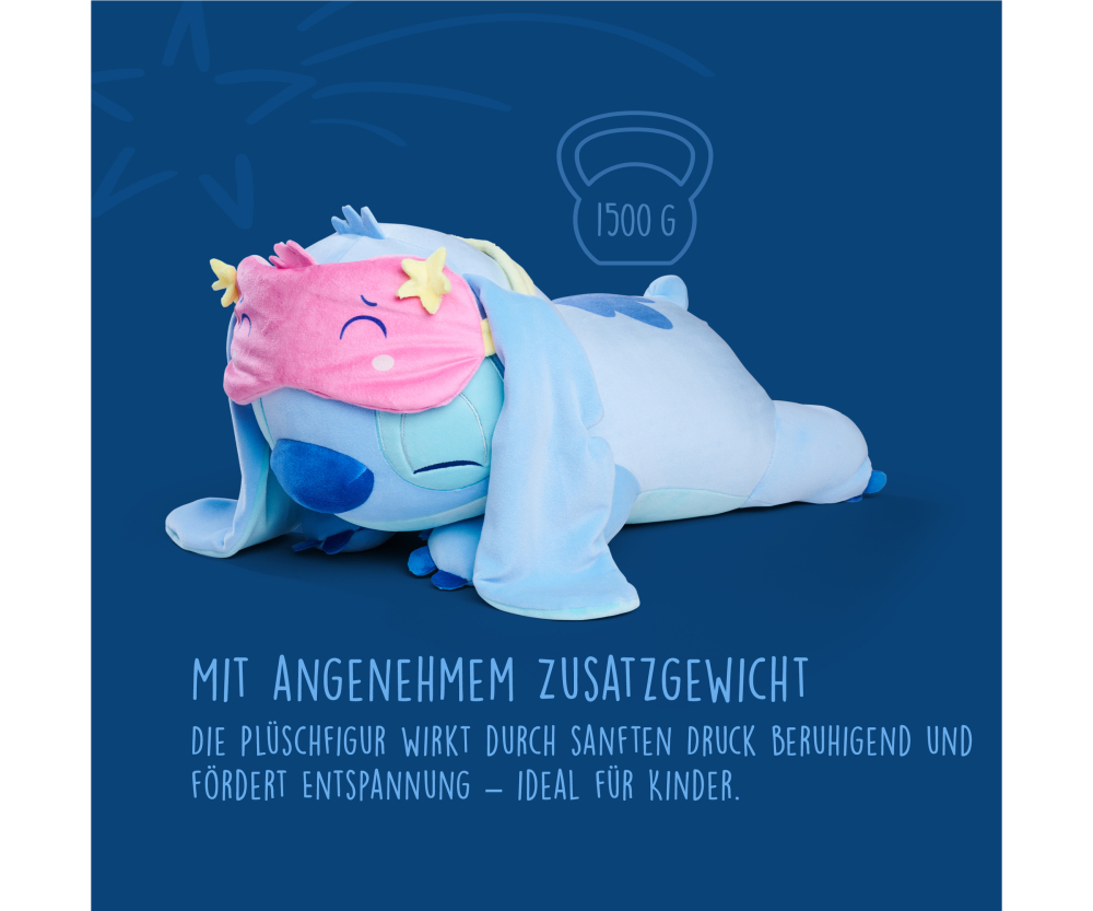 Simba Disney Snuglets Wellbeing Stitch, 40cm Simba Disney Snuglets Wellbeing Stitch, 40cm