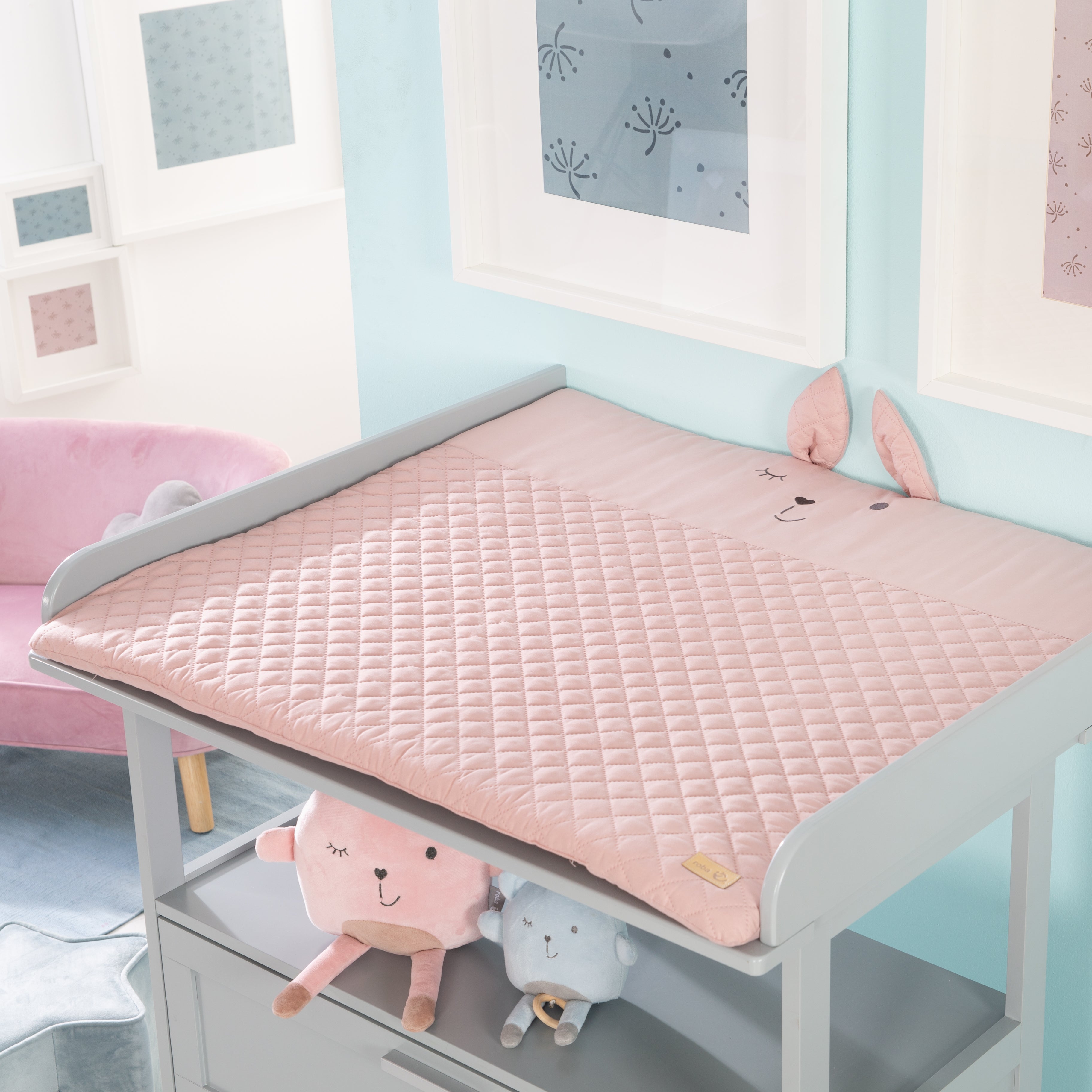 Roba 307075V229 Krabbeldecke mit Spielbogen rosa – Krabbeldecken - Bild 3 Roba 307075V229 Krabbeldecke mit Spielbogen rosa – Krabbeldecken - Produktbild 3