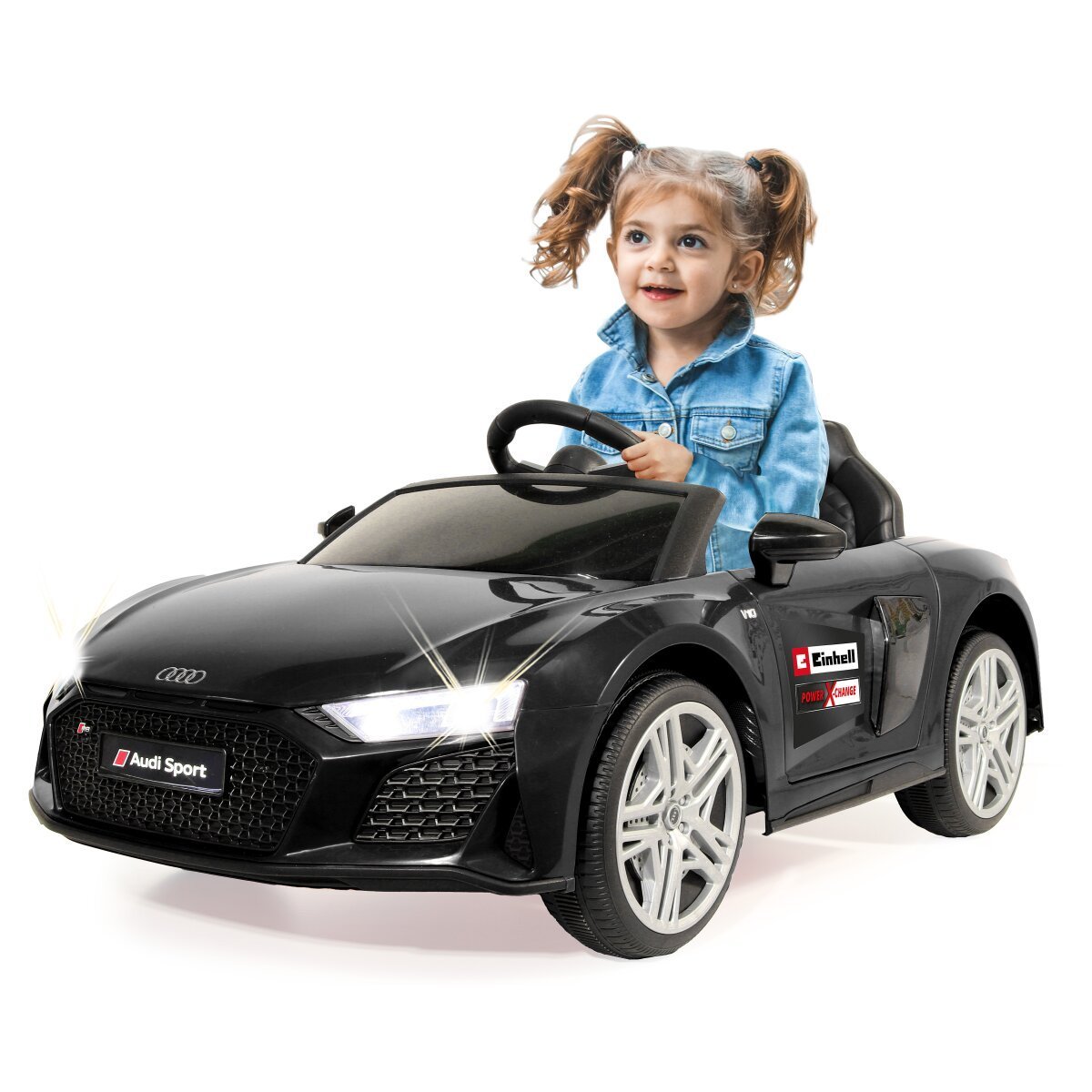 JAMARA Ride-on Audi R8 Spyder 18V schwarz Einhell Power X-Change inkl. Starter Set ab 3 Jahren JAMARA Ride-on Audi R8 Spyder 18V schwarz Einhell Power X-Change inkl. Starter Set ab 3 Jahren