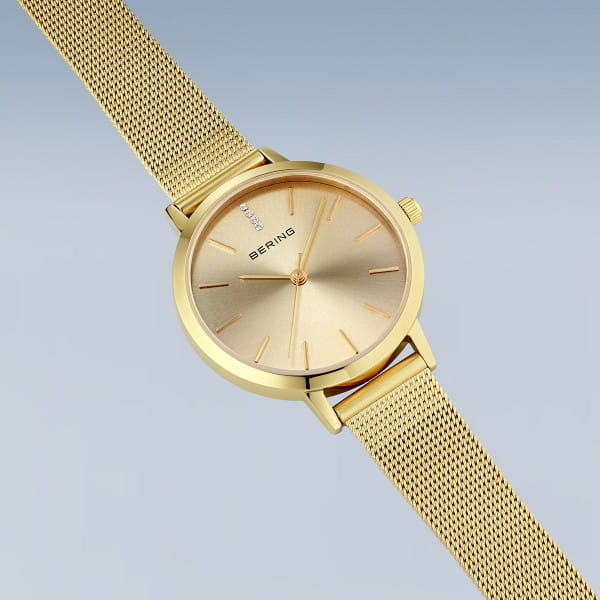 Bering 13434-333 Damenuhr, Milanaise, Gold Bering 13434-333 Damenuhr, Milanaise, Gold