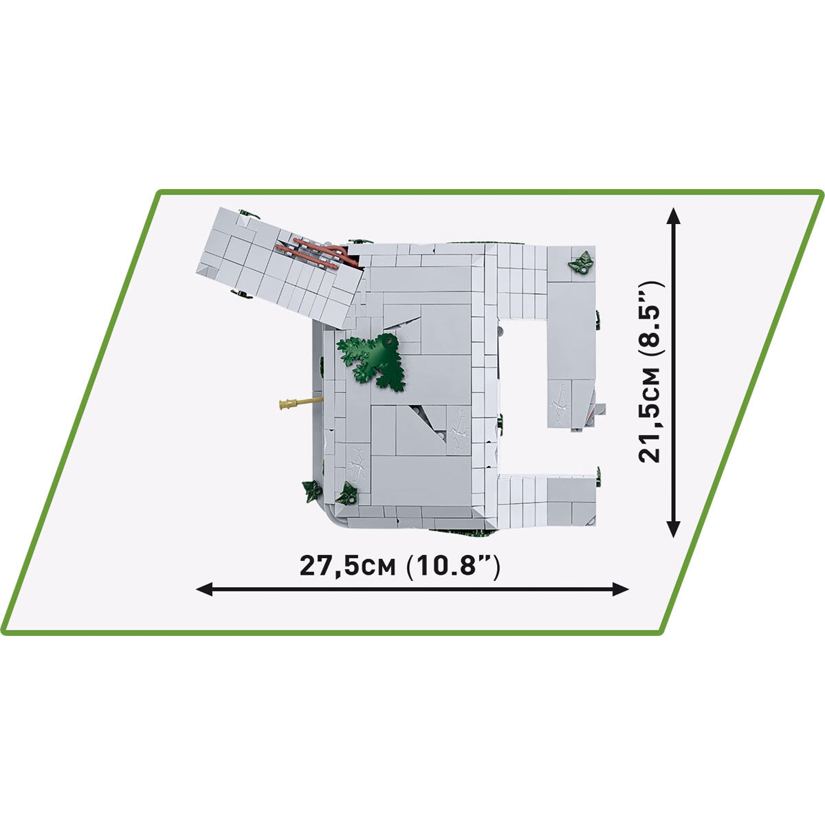 COBI 3136 - Deutscher BUNKER Regelbau 667 - Bild 9