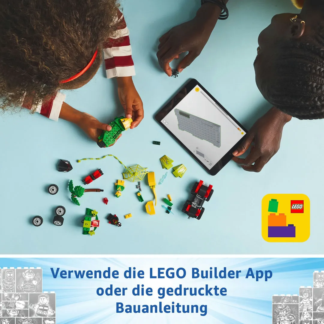 LEGO® Spidey und seine Superfreunde 11198 Actionspaß mit Spin und Electro in ihren Dino-Flitzern LEGO® Spidey und seine Superfreunde 11198 Actionspaß mit Spin und Electro in ihren Dino-Flitzern