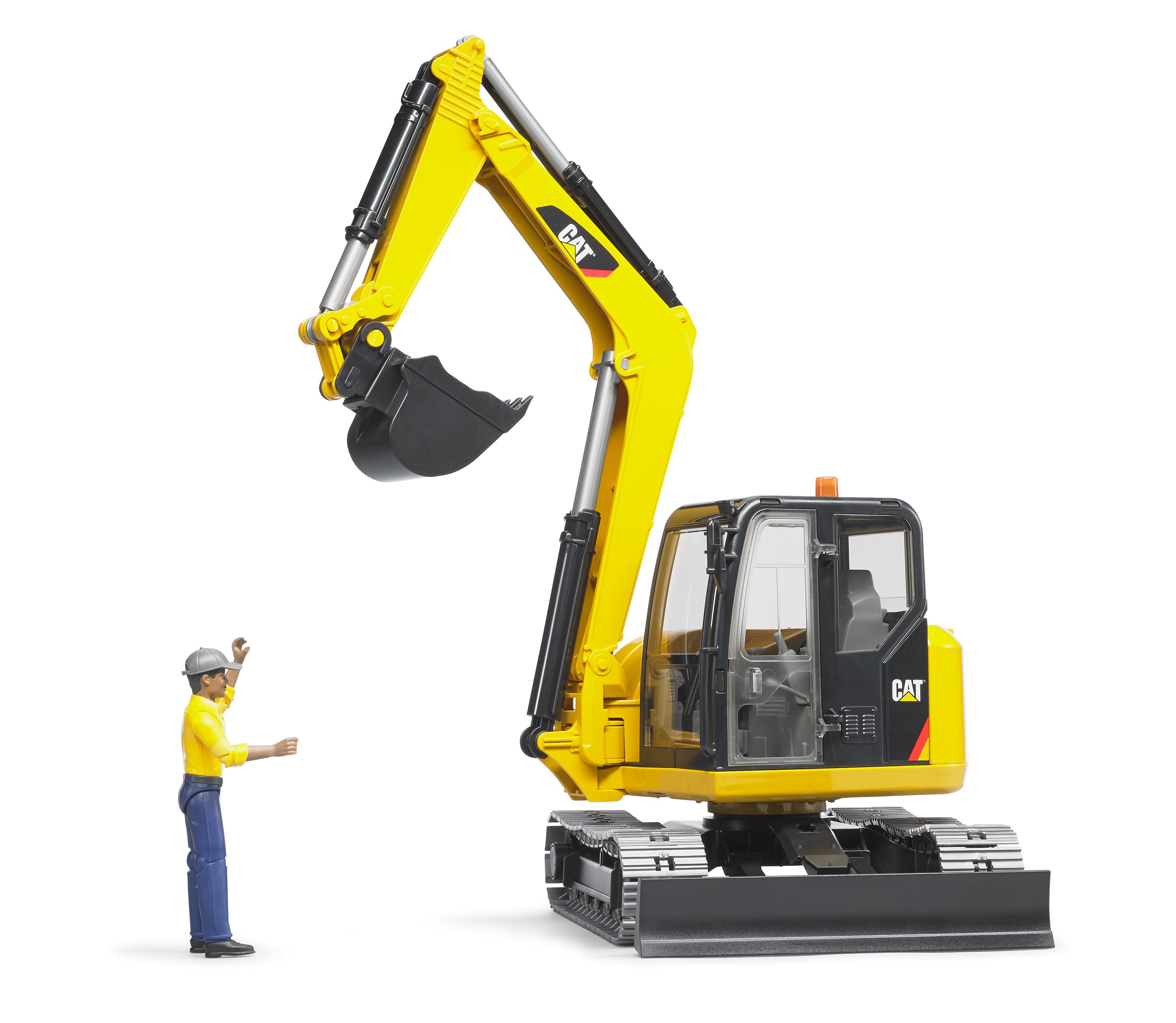 BRUDER 02466 - Cat® Minibagger mit Bauarbeiter - Bild 2
