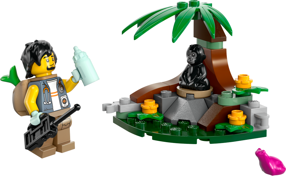 LEGO® City Dschungelforscher mit Baby-Gorilla 30665 Spielzeug