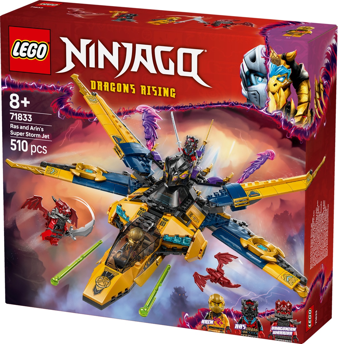 LEGO® NINJAGO® Ras und Arins Super-Sturmflieger 71833 