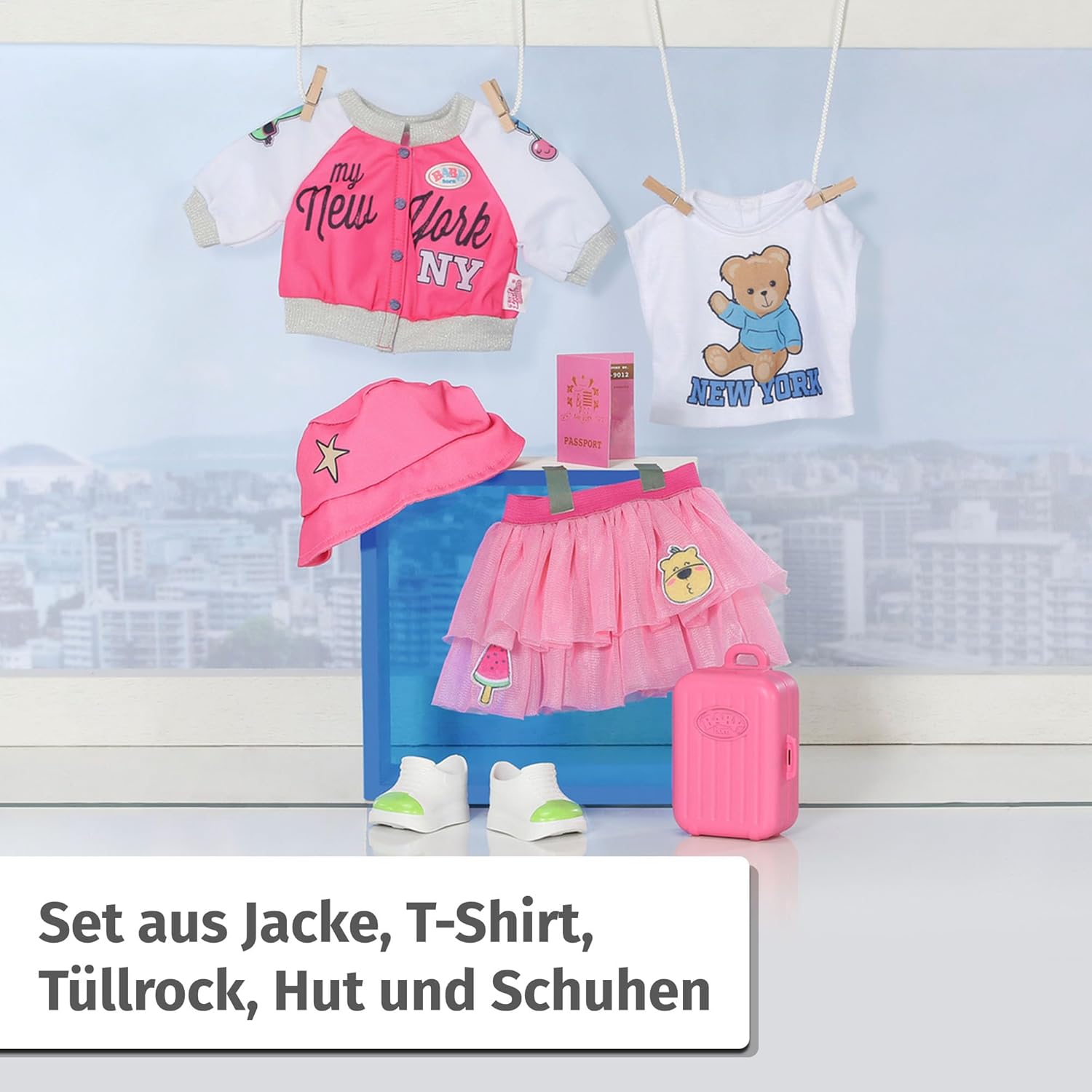 BABY born® Deluxe Reise Outfit 43cm