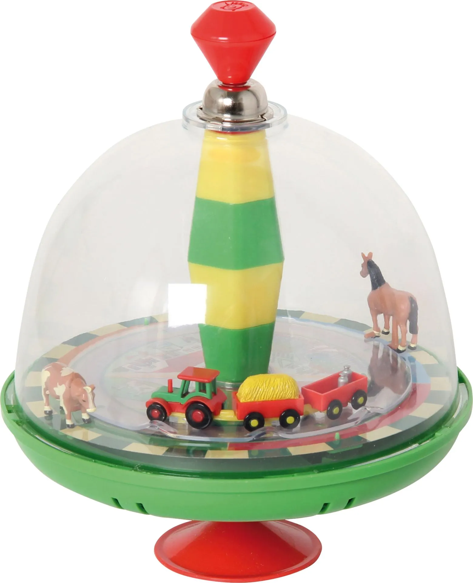 Bauernhofkreisel mit Aktion und Geräusch Bauernhofkreisel mit Aktion und Geräusch