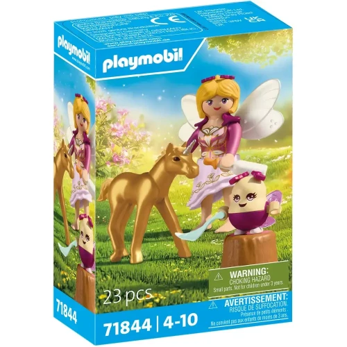 PLAYMOBIL 71844 Goldenes Einhornfohlen mit Fee