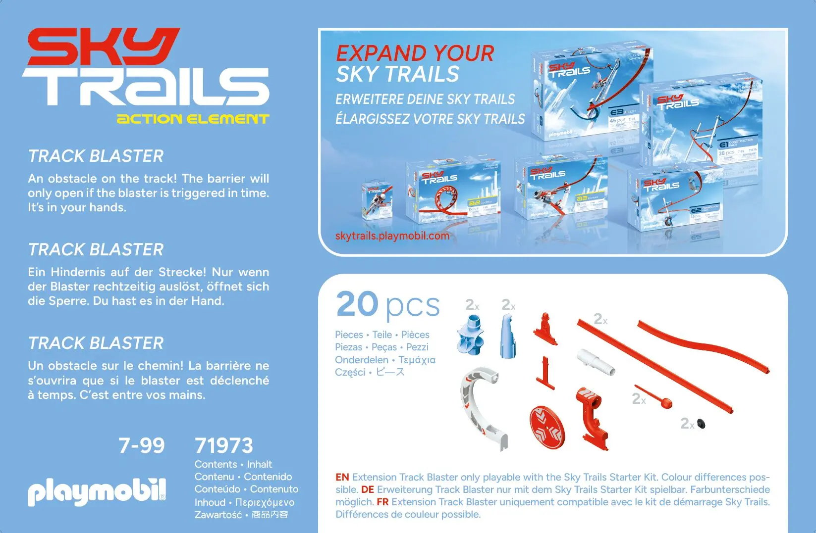 PLAYMOBIL 71973 Sky Trails: Track Blaster PLAYMOBIL 71973 Sky Trails: Track Blaster