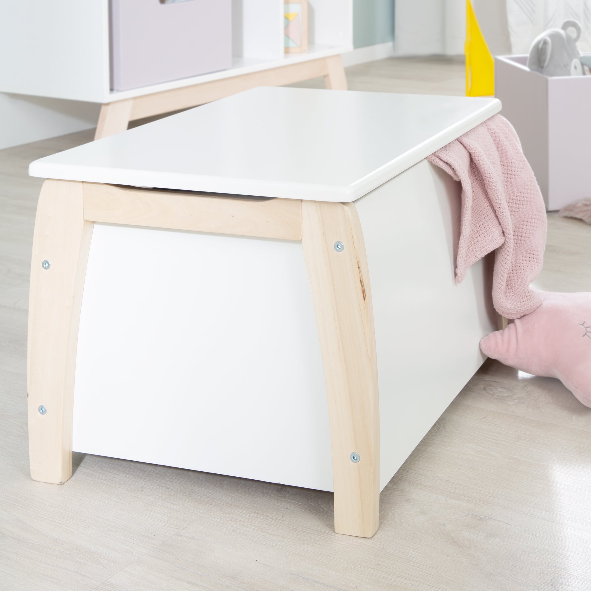 Roba 50708WE Spielzeugtruhe weiß – Spielmöbel - Bild 6 Roba 50708WE Spielzeugtruhe weiß – Spielmöbel - Produktbild 6