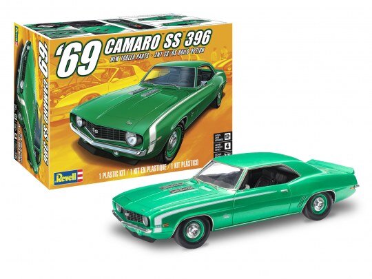 Revell_14525_1969_Chevy®_CamaroT_SST_396_Revell_Modellbausatz, Auto, Coupé, Rad, Leichtmetallrad, Speiche