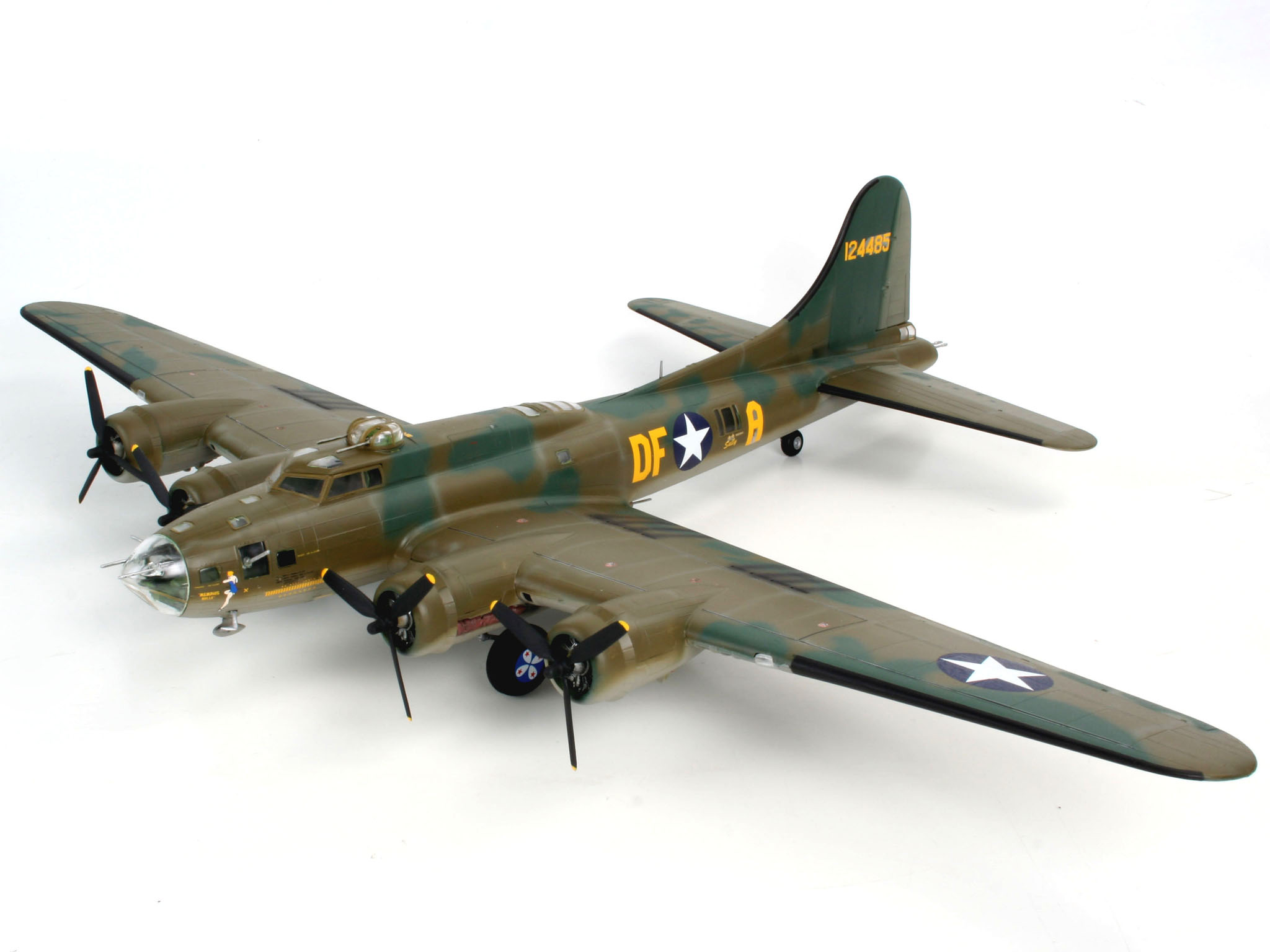 Revell 04297 B-17F "Memphis Belle" Modellbausatz Flugzeug, Bomber, Fahrzeug, Kampfflugzeug