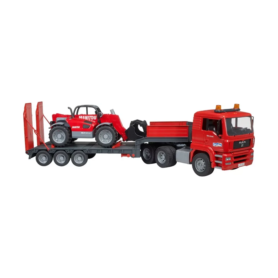 Bruder 02774 Man Tga Tieflader Und Manitou Teleskoplader Mlt 633 Bruder, 02774, Man, Tga, Tieflader, Und, Manitou, Teleskoplader, Mlt, 633