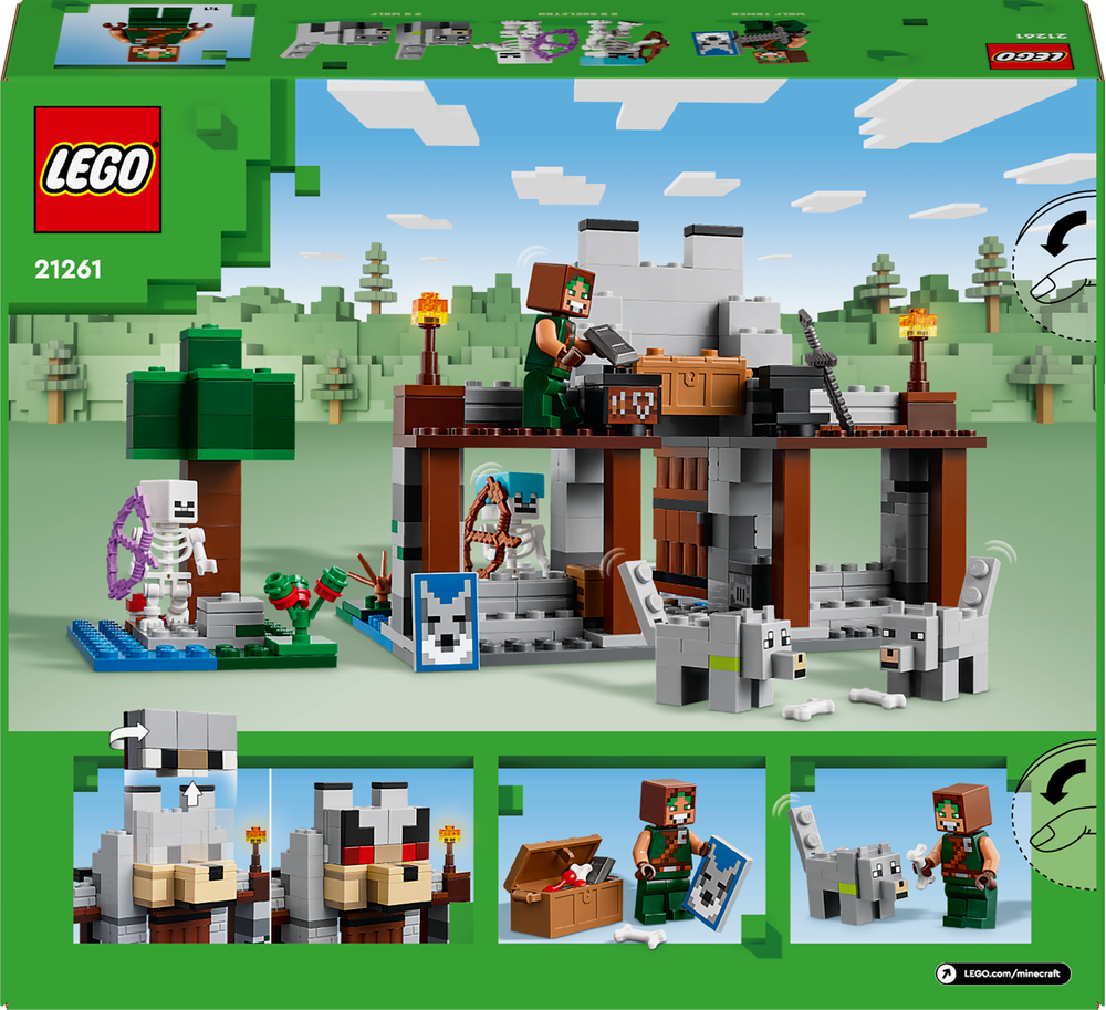 LEGO® Minecraft™ Die Wolfsfestung 21261 Person