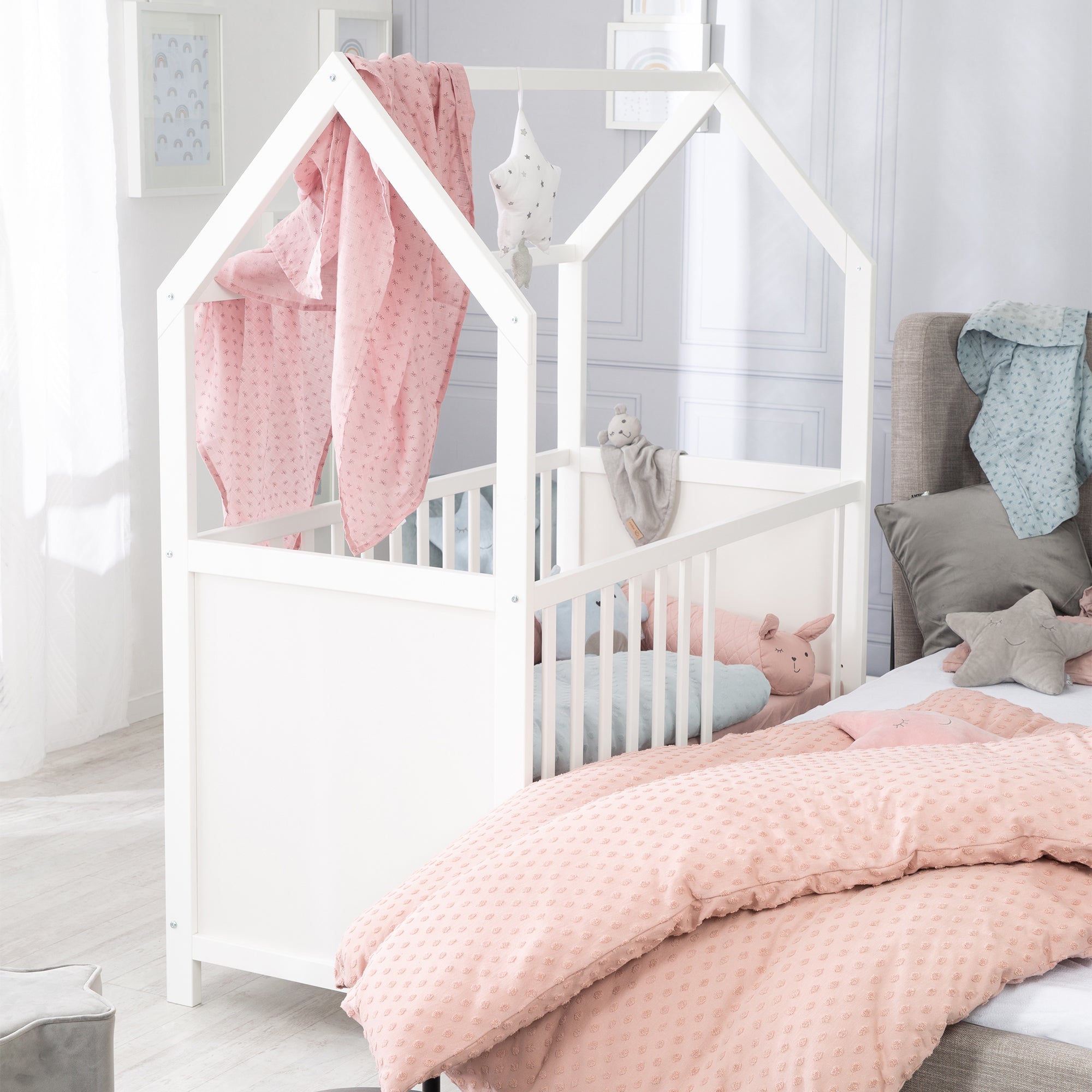 Roba 203120WEFS Hausbett 60x120 cm weiß – Komplettbettsets & Einzelbetten - Bild 8 Roba 203120WEFS Hausbett 60x120 cm weiß – Komplettbettsets & Einzelbetten - Produktbild 8