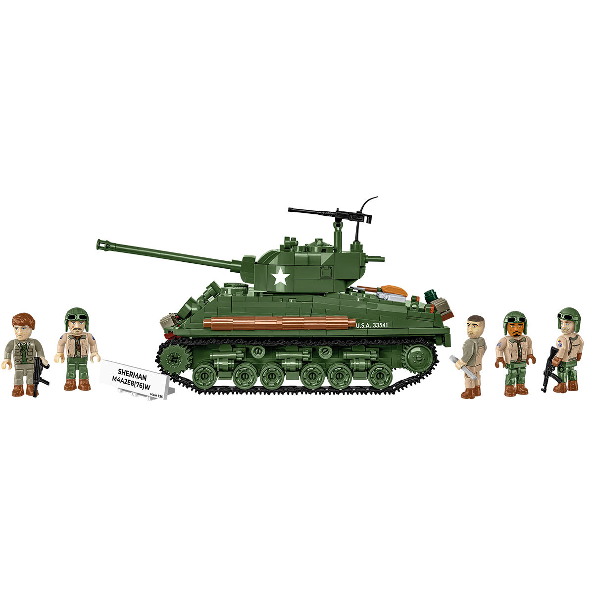 COBI 3118 - Sherman M4A2E8 (76) W - Bild 7 COBI 3118 - Sherman M4A2E8 (76) W - Bild 7