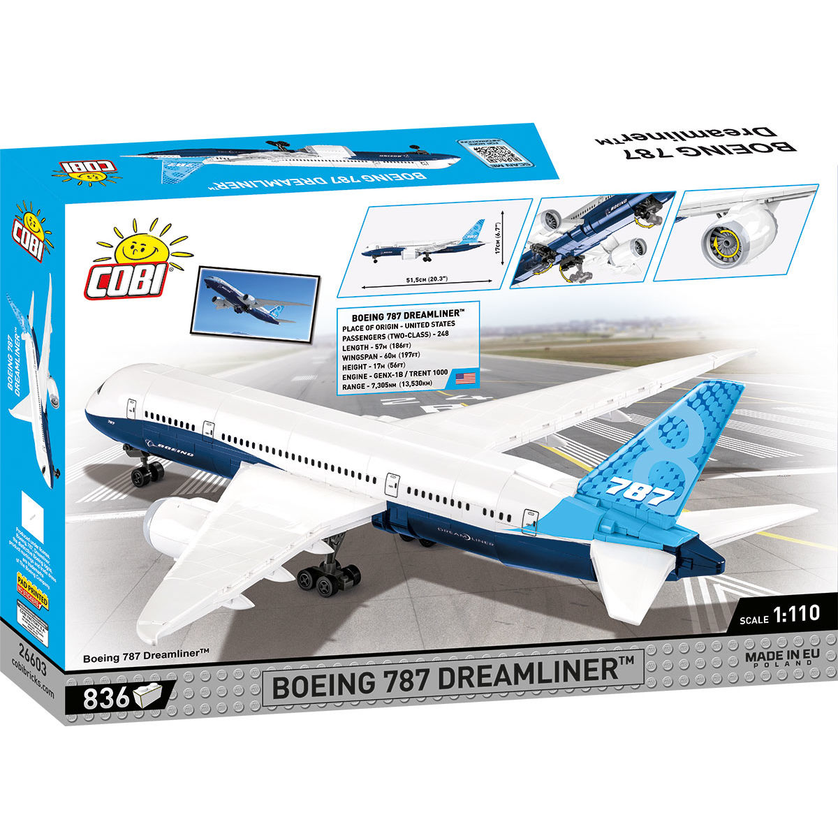 COBI 26603 - BOEING 787 Dreamliner 1:110 - Bild 2 COBI 26603 - BOEING 787 Dreamliner 1:110 - Bild 2