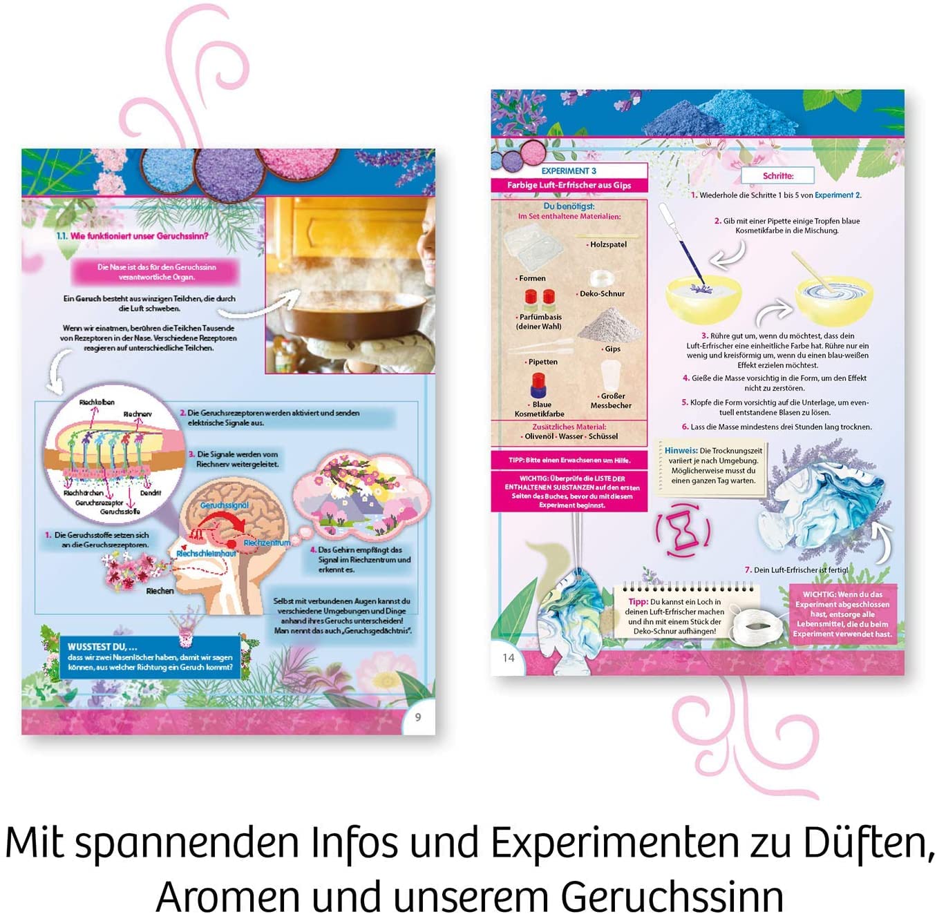 Kosmos Duftlabor - Erforsche Die Welt Der Gerüche Mit Kreativen Duft-Experimenten 671570 Werbung, Plakat, Visitenkarte, Papier, Text