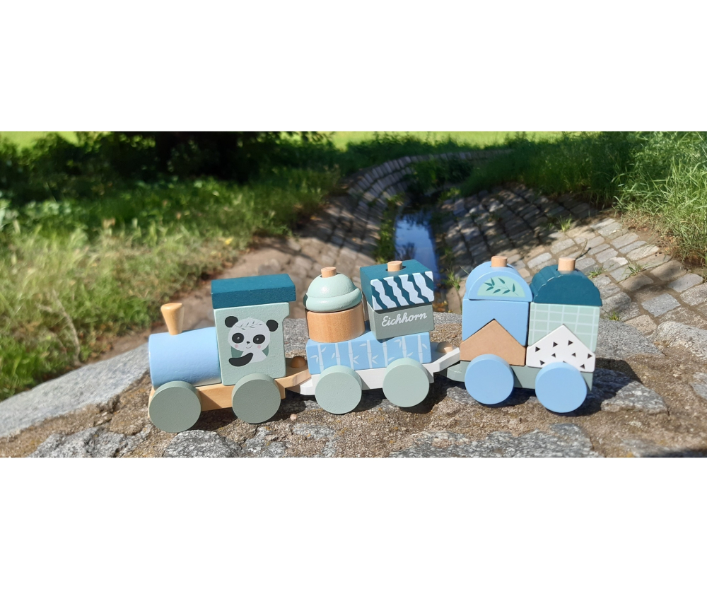 Eichhorn Holzzug 16-tlg. 100003804