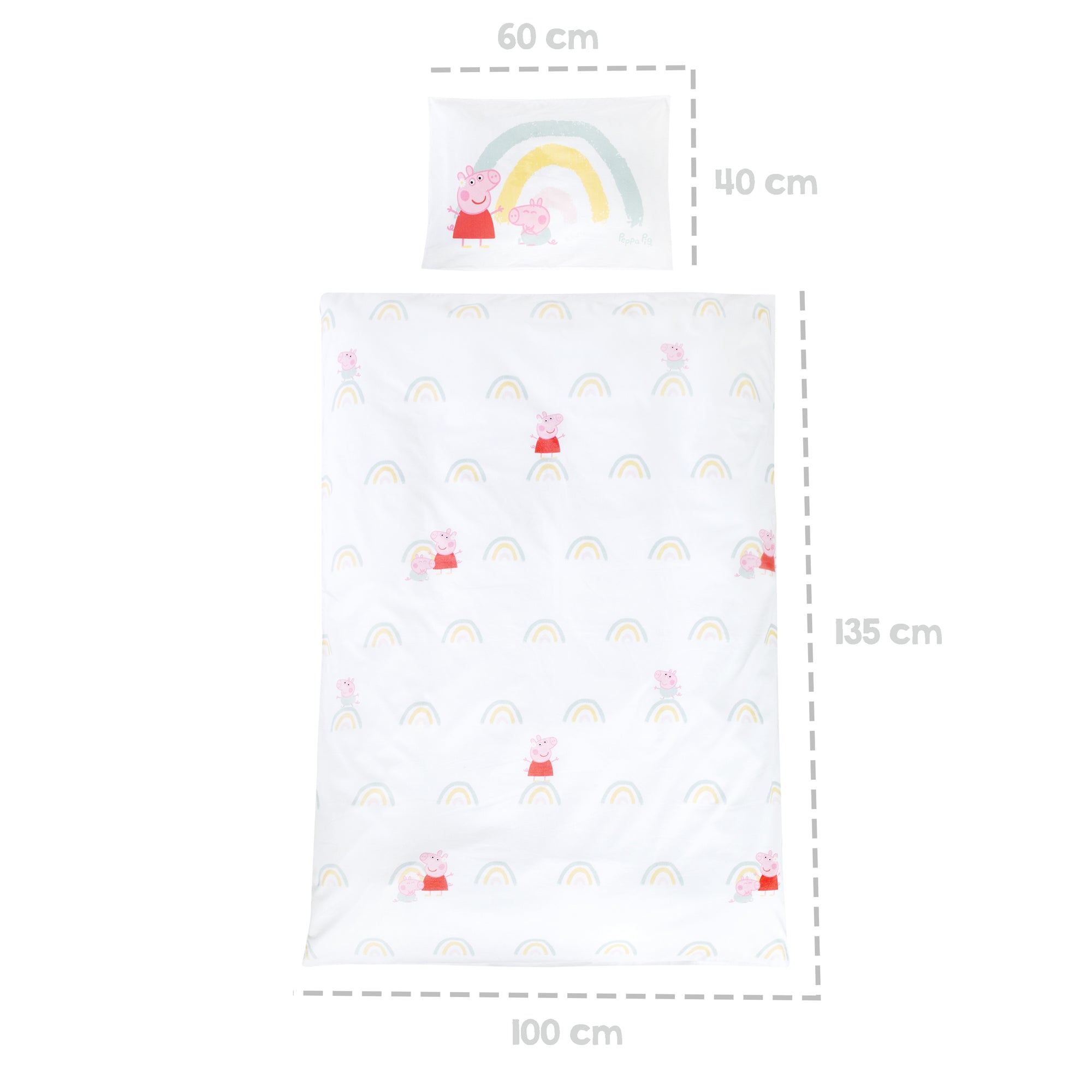 Roba 1491PP1 Bettwäsche 2-tlg Peppa Pig weiß – Bettwäschen - Produktbild 4