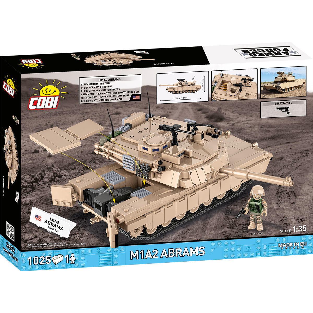 COBI 2632 - M1A2 ABRAMS US - Bild 2 COBI 2632 - M1A2 ABRAMS US - Bild 2