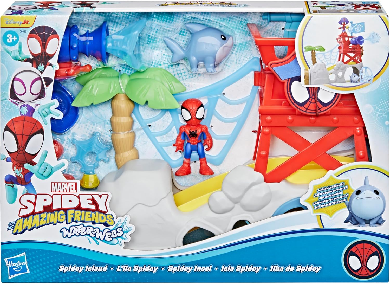Marvel Spidey und Seine Super-Freunde Water-Webs Spidey Insel Spielset mit 2 Figuren Marvel Spidey und Seine Super-Freunde Water-Webs Spidey Insel Spielset mit 2 Figuren
