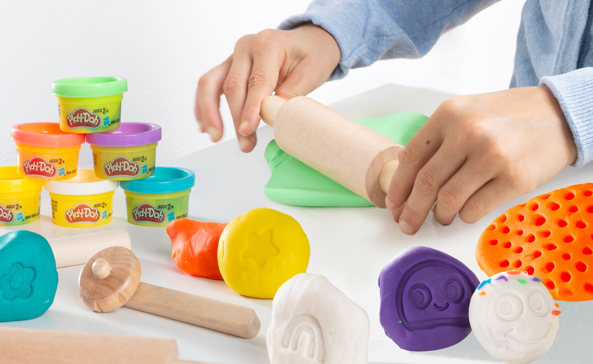 Roba 98156PD11 Spielset "roba x Play-Doh" PlayDoh bunt – Motorik & Lernen - Bild 11 Roba 98156PD11 Spielset "roba x Play-Doh" PlayDoh bunt – Motorik & Lernen - Produktbild 11