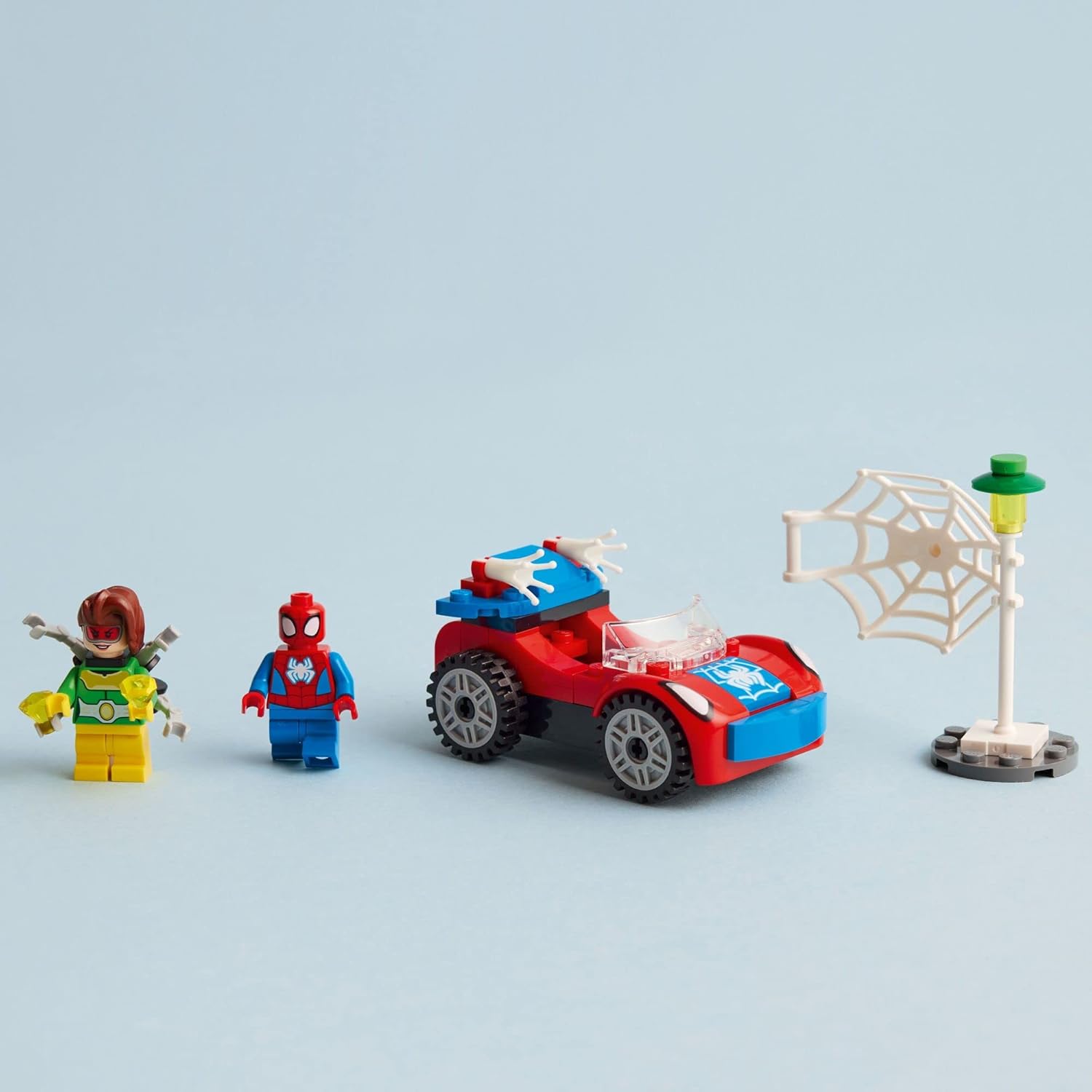 LEGO Marvel Super Heroes 10789 Spider-Mans rotes Auto mit Minifiguren von Spider-Man und Doc Ock