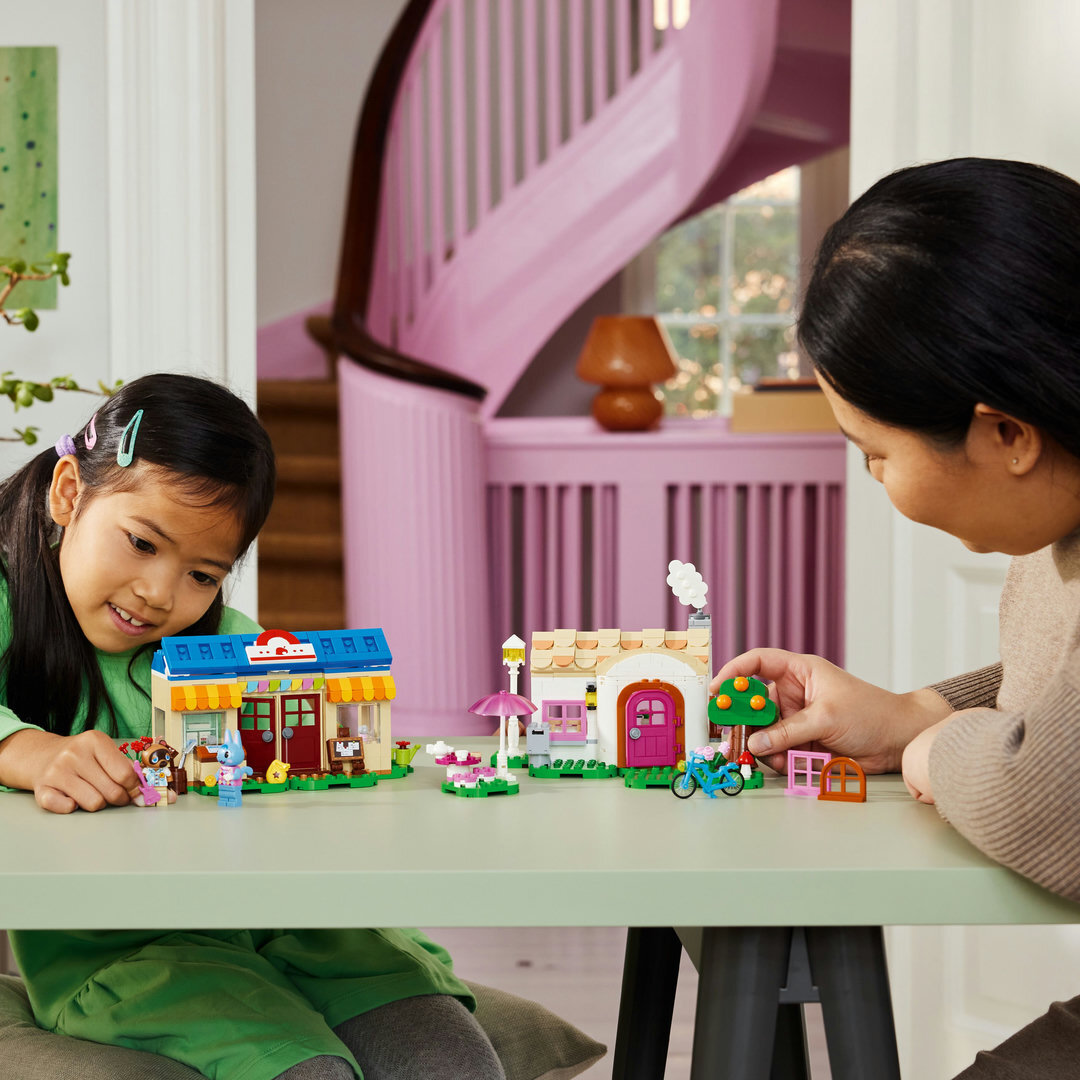 LEGO® Animal Crossing™ Nooks Laden und Sophies Haus Spielzeug mit Figuren 77050 Kind, Weiblich, Mädchen, Person