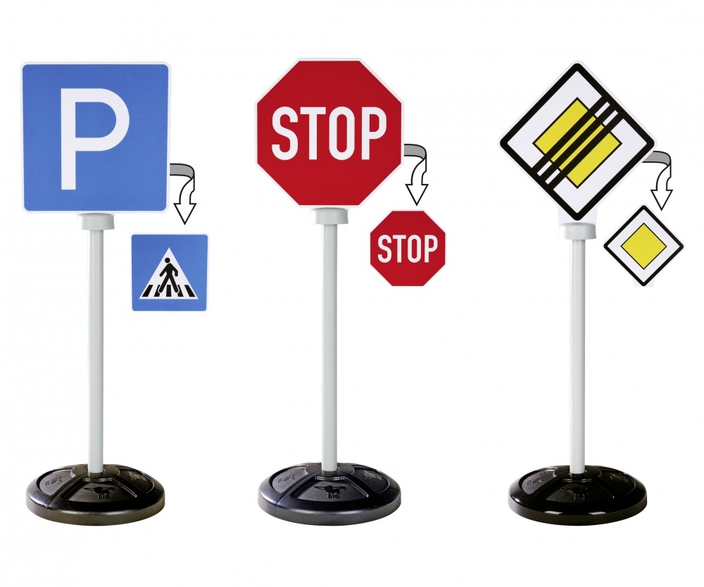 BIG Verkehrszeichen 800055481 Schild, Symbol, Straßenschild