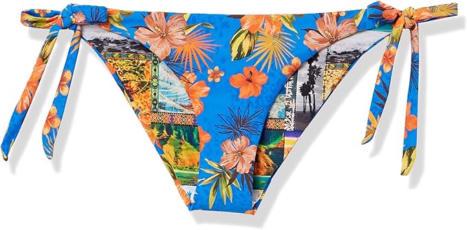 Desigual Damen Bikini-Hose „Aruba“ - Geblümt 20SWMK16 GR. M Bekleidung, Bademode, Bikini