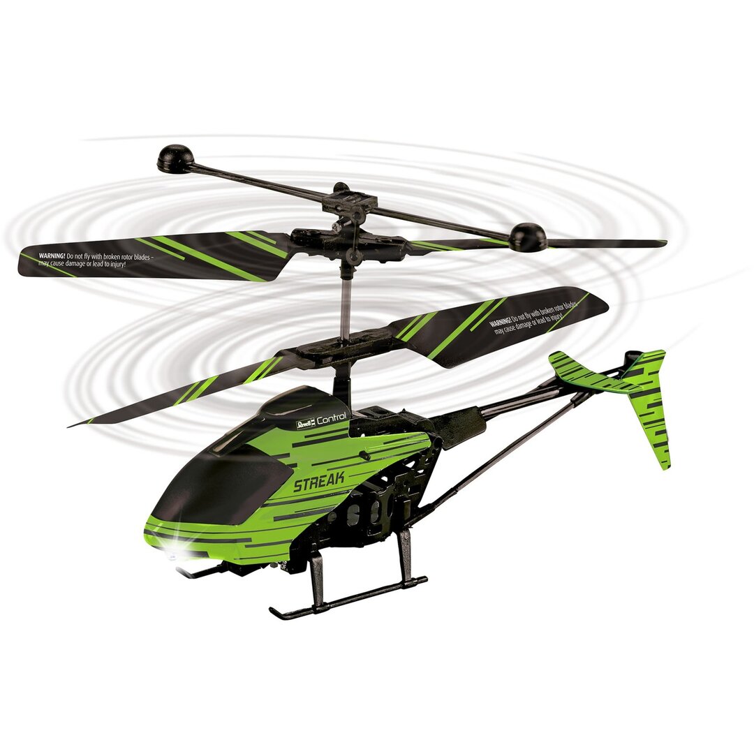 Revell 23829 RC Helikopter "Streak" Glow in the dark Revell Control Ferngesteuerter Hubschrauber Flugzeug, Hubschrauber, Transport, Fahrzeug