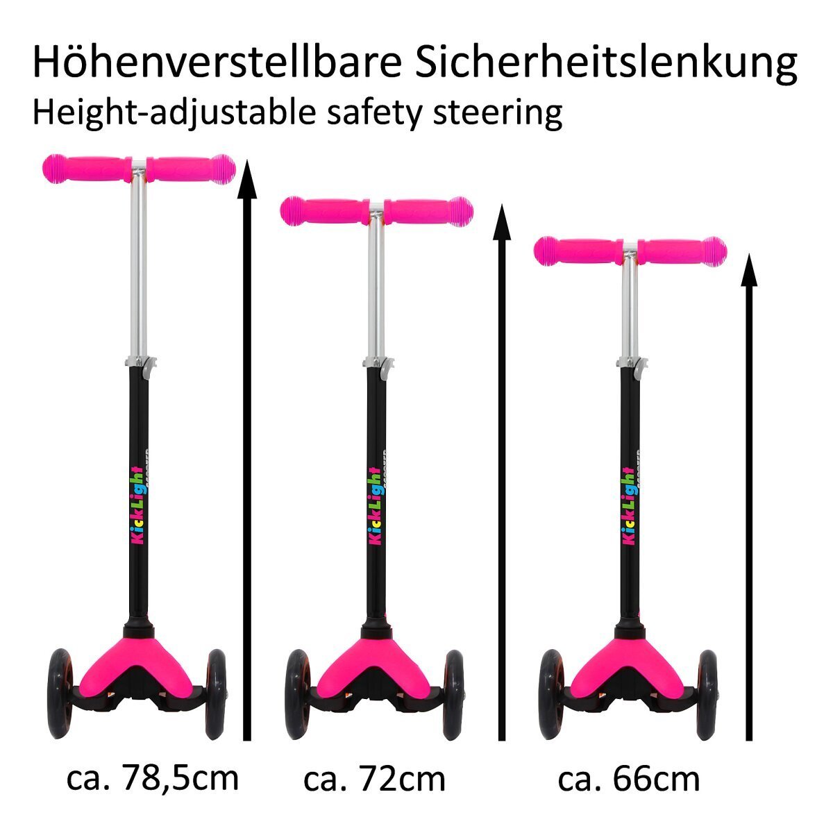 JAMARA KickLight Scooter pink JAMARA KickLight Scooter pink