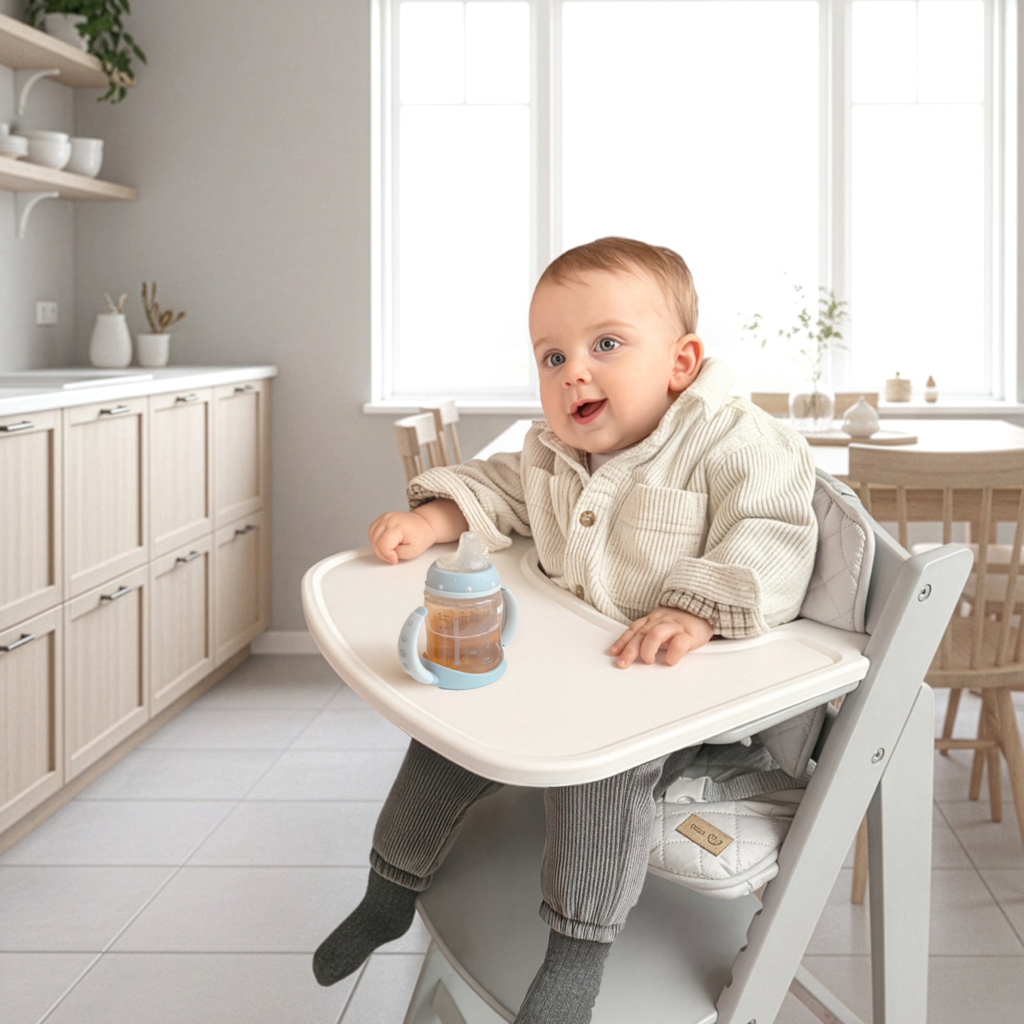 Roba 0081WE Plastikessbrett weiß – Hochstuhl - Produktbild 9