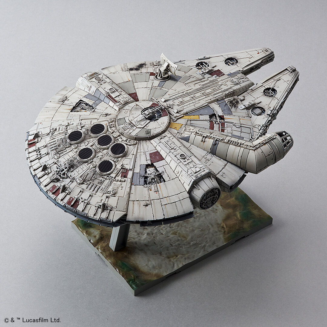 Revell 01211 Bandai Millennium Falcon Modellbausatz 1:144 Star Wars Flugzeug, Raumschiff, Transport, Fahrzeug