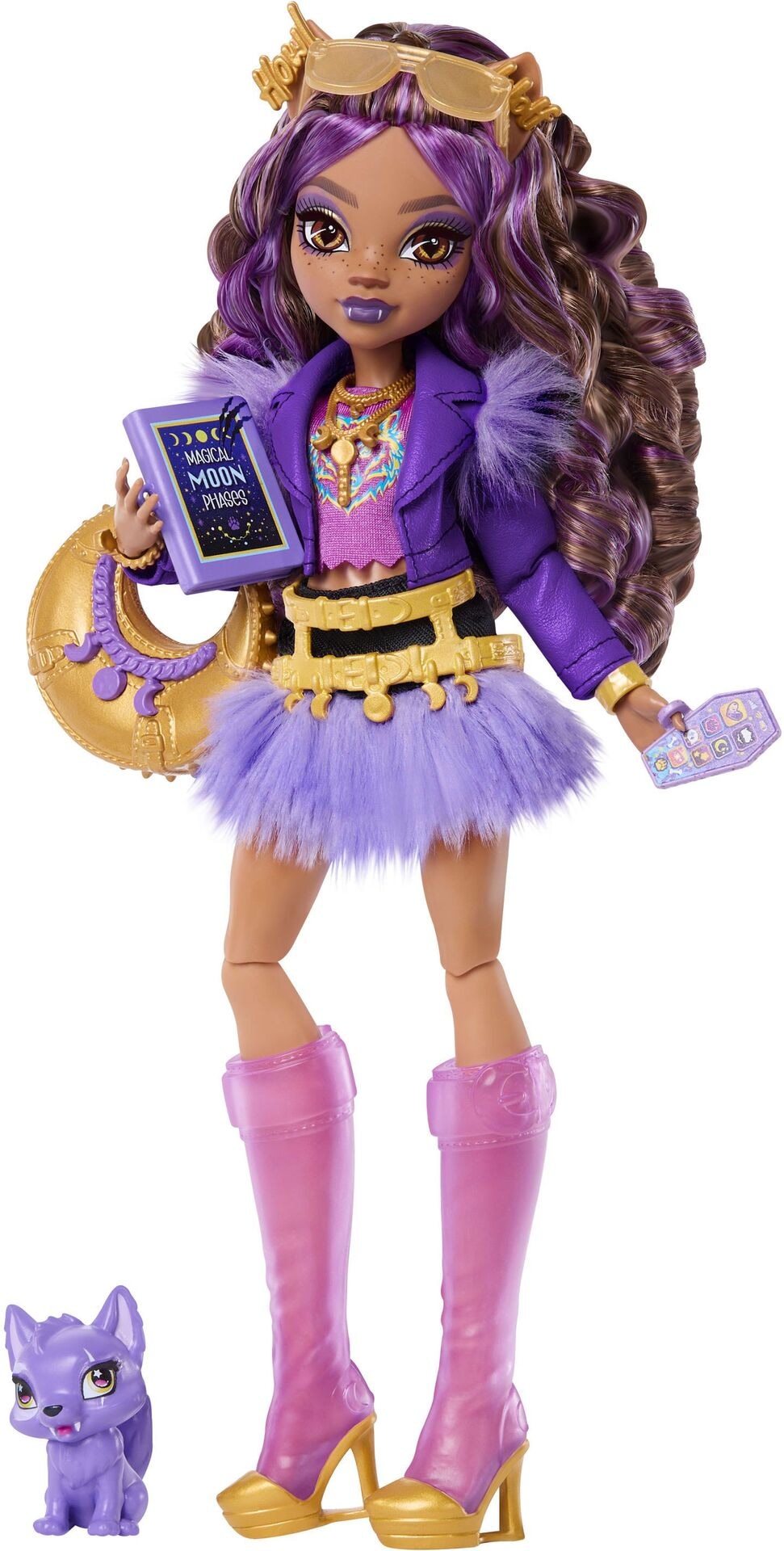 Monster High Clawdeen Puppe - Mattel - MATTEL JHK30 Puppe - Mattel - Monster High Clawdeen Puppe - Modell MATTEL JHK30 Produktbild fuer Online-Shop