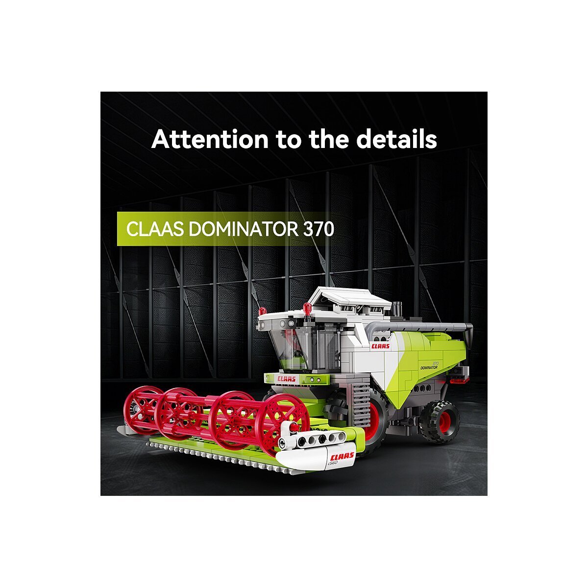 JAMARA CaDA Claas Dominator 370 1:24 Bricks ab 8 Jahren JAMARA CaDA Claas Dominator 370 1:24 Bricks ab 8 Jahren