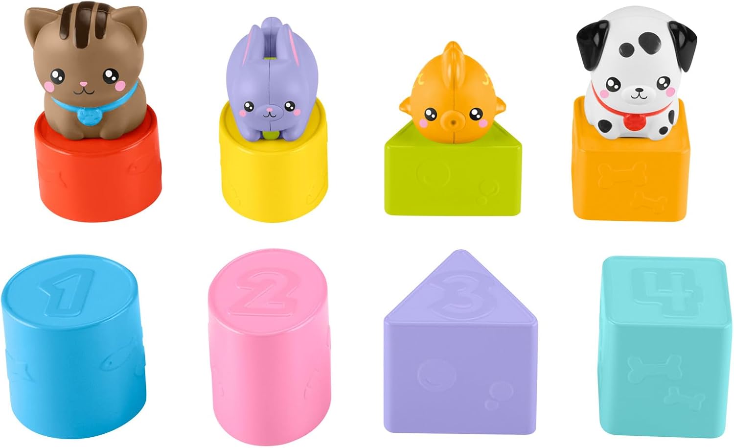 Fisher-Price Meine Tierfreunde Bausteine Formsortier-Spielzeug HTW93 Spielzeug