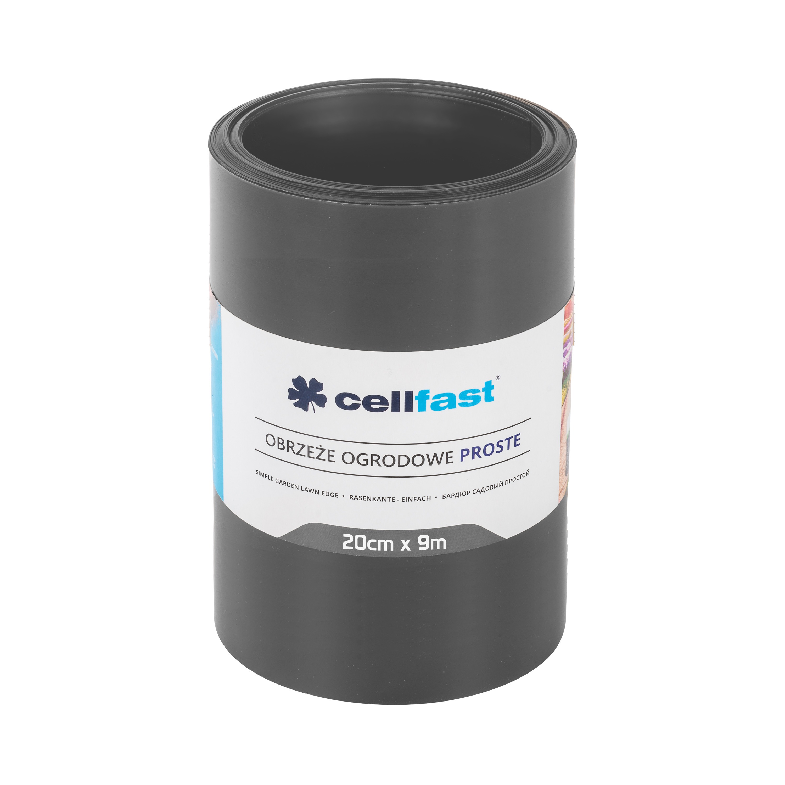 Cellfast Rasenkante - gerade /graphit/ 20 cm x 9 m Cellfast Rasenkante - gerade /graphit/ 20 cm x 9 m